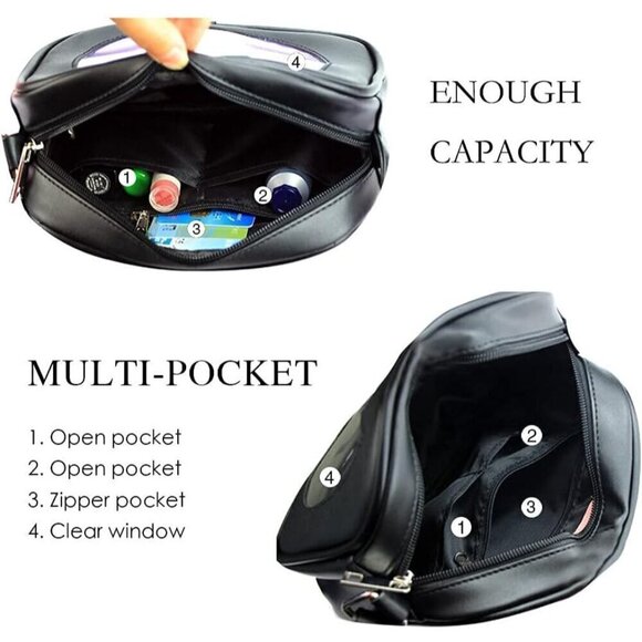 Women Purple Ita Bag Crossbody Cat Small Ita Purse Pin Display Bag with Insert - Picture 5 of 8